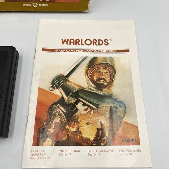 Warlords (Atari 2600, 1981) CIB Tested Working - Picture 6 of 11